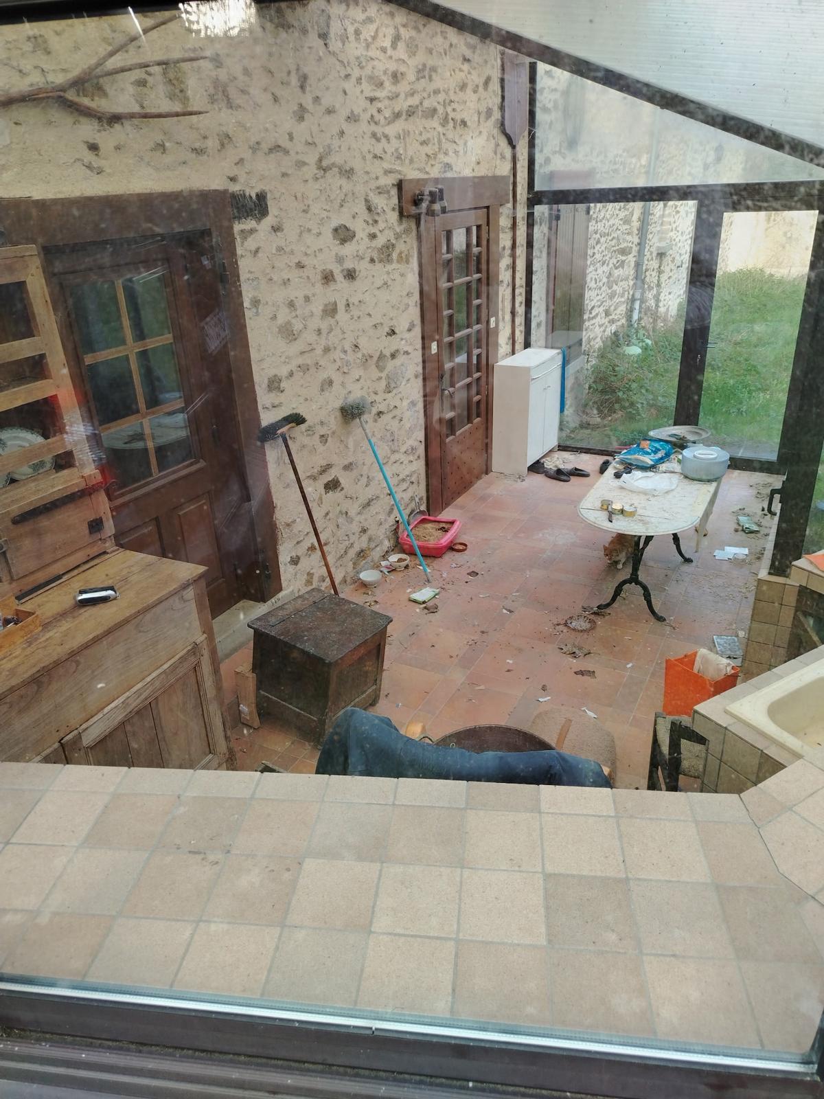 Cuisine avant nettoyage